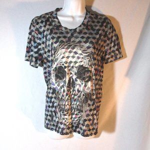 NEW ALEXANDER MCQUEEN OPTICAL SKULL Tee T-Shirt